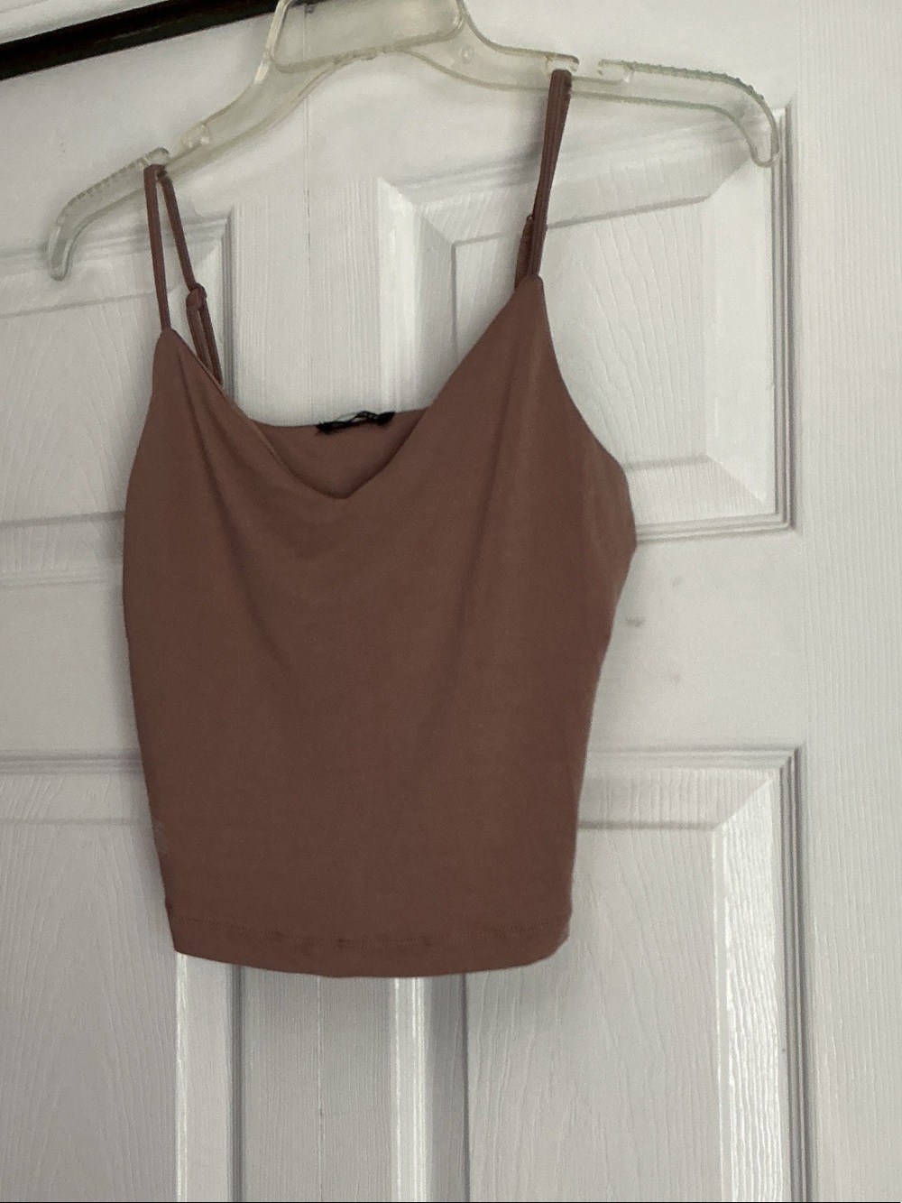 Dynamite Mauve Cowl Neck Spaghetti Strap Camisole